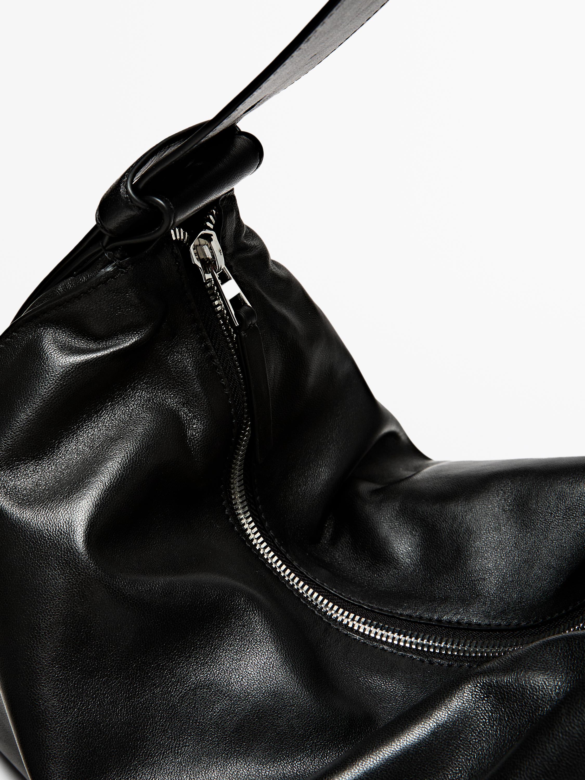 nappa leather shoulder bag